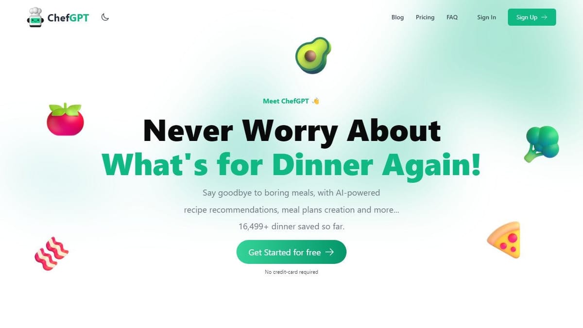 ChefGPT: Asisten AI di Dapur π©πΌβπ³