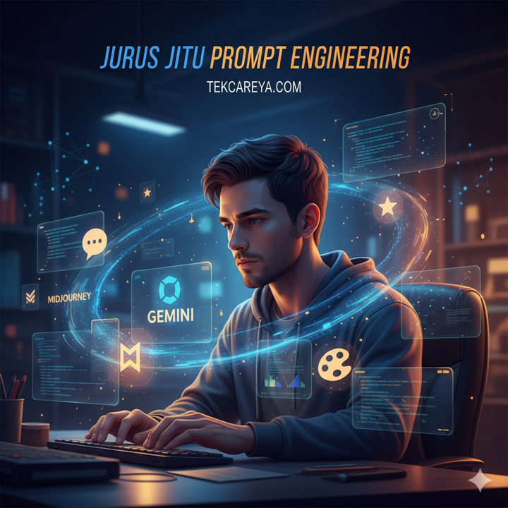 Jurus Jitu Prompt Engineering: Cara Maksimal Menggunakan AI Generatif (Gemini,ChatGPT, Midjourney) untuk Produktivitas